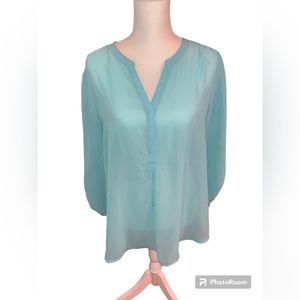 Maurice’s xl light blue blouse